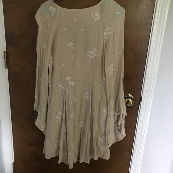 Free People Embroidered Wrap Dress - Picture 4 of 6